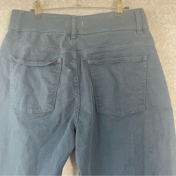 Womens DL1961 Hepburn Sailor High Rise Wide Leg Button Front Pants Blue 31 #WW - Picture 6 of 12